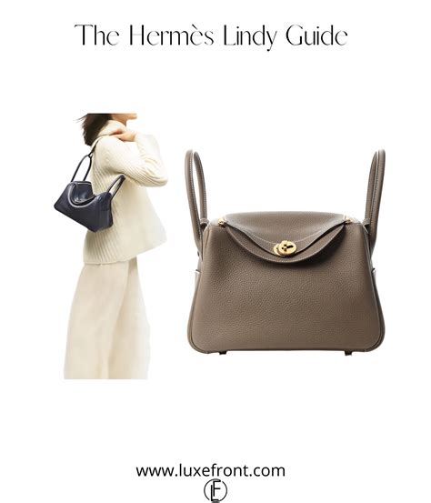 hermes lindy bag size|Hermes lindy 26 price 2023.